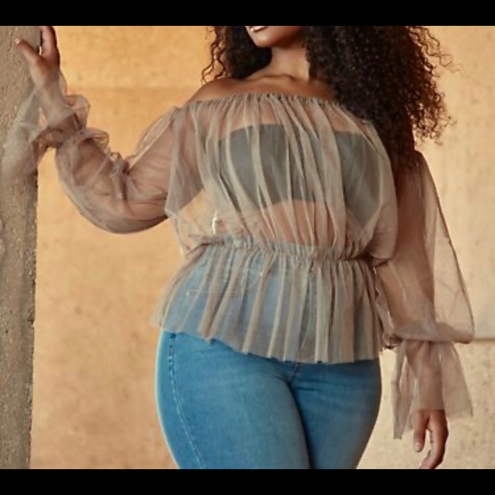 Tulle Blouse